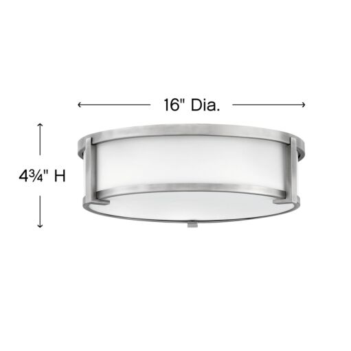 Lowell 3243AN - Large Flush Mount