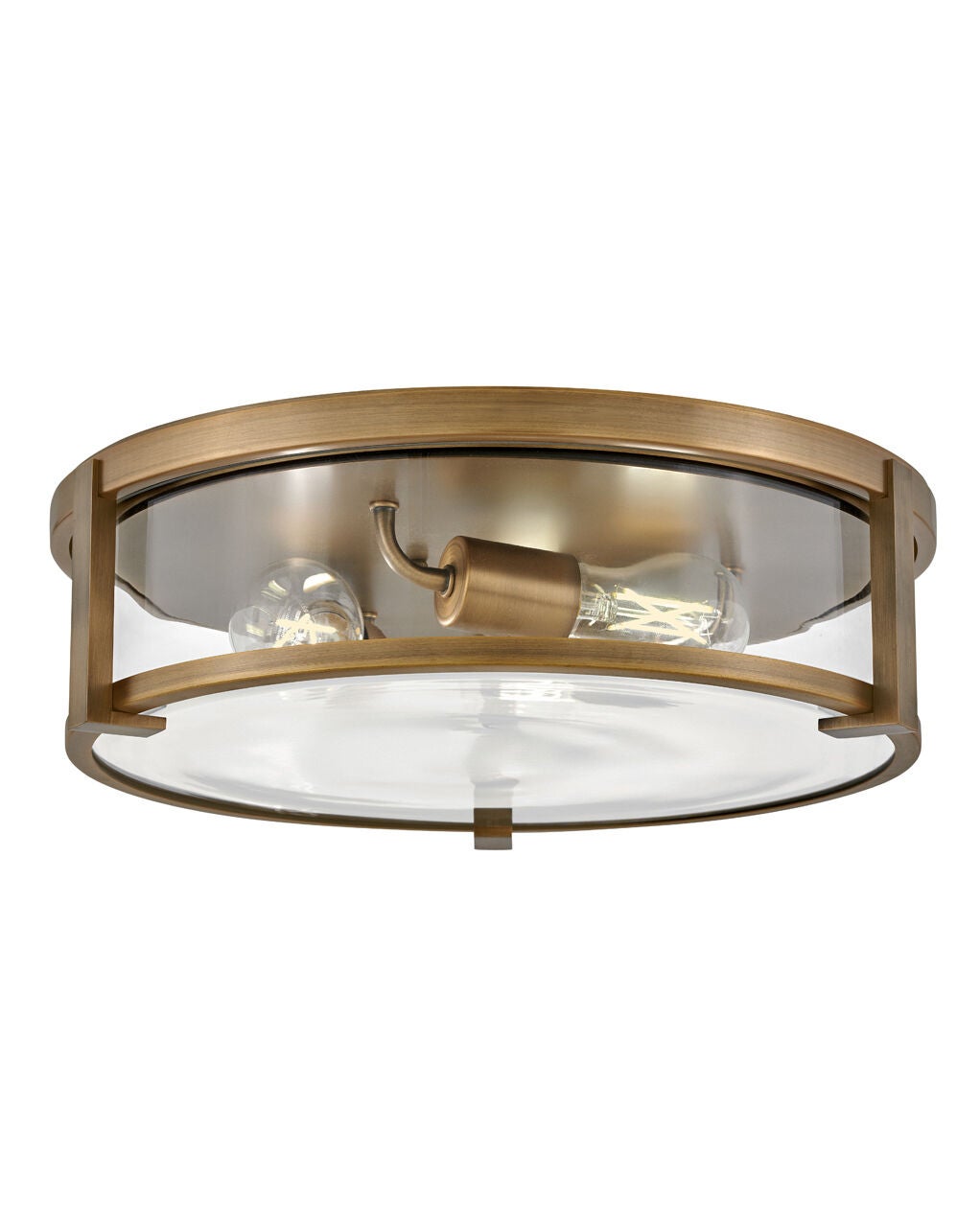 Lowell 3243BR-CL - Medium Flush Mount