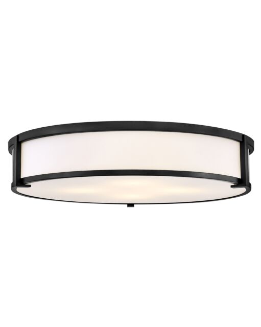 Lowell 3244BK - Large Flush Mount