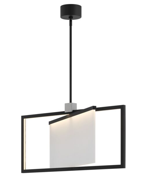 Folio 32504BLK - Medium Single Tier Pendant - Black