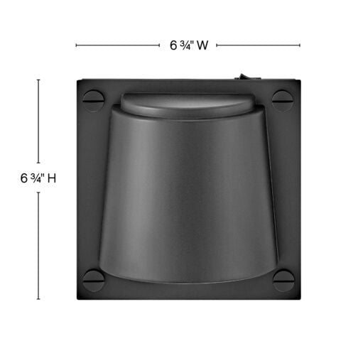 Scout 32530BK - Small Single Light Sconce