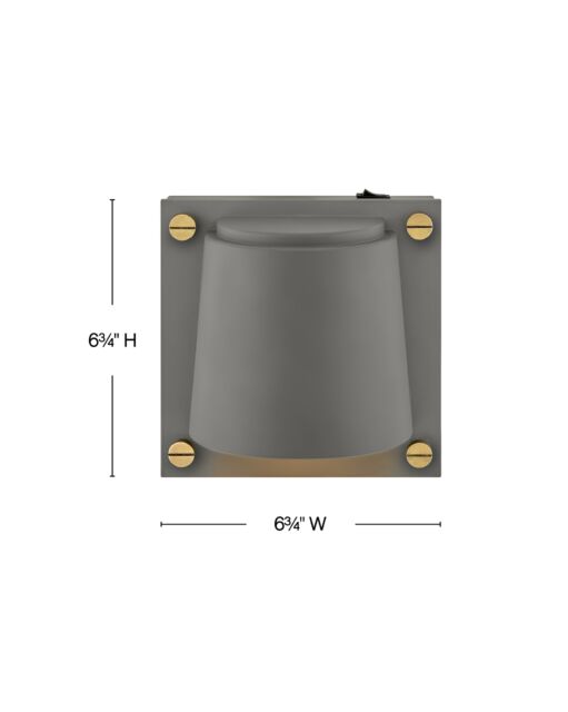 Scout 32530DMG - Small Single Light Sconce