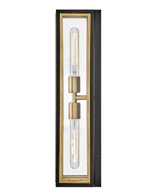 Shaw 32980BK - Large Two Light Sconce - Black