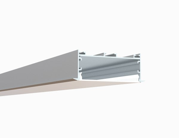 LED Channel - 1082ASL - Recessed, 10 ft - Silver