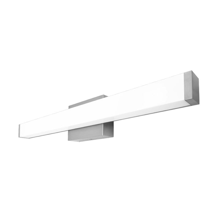 Vanity Light - Contemporary Square - Brushed Nickel