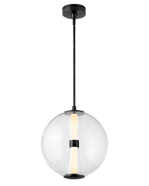 Elin 33107BK - Medium Globe Pendant - Black