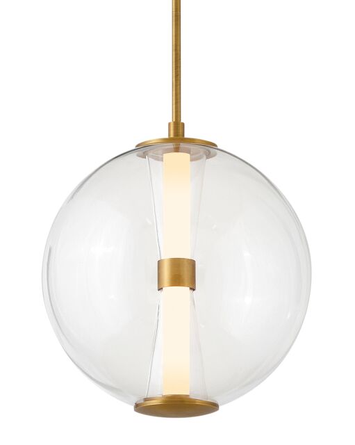 Elin 33107LCB  Medium Globe Pendant - Bronze