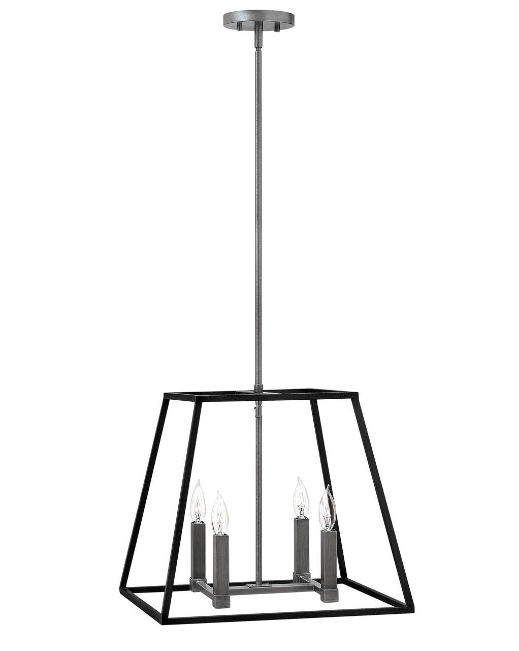 Fulton 3334DZ - Medium Open Frame Pendant - Grey