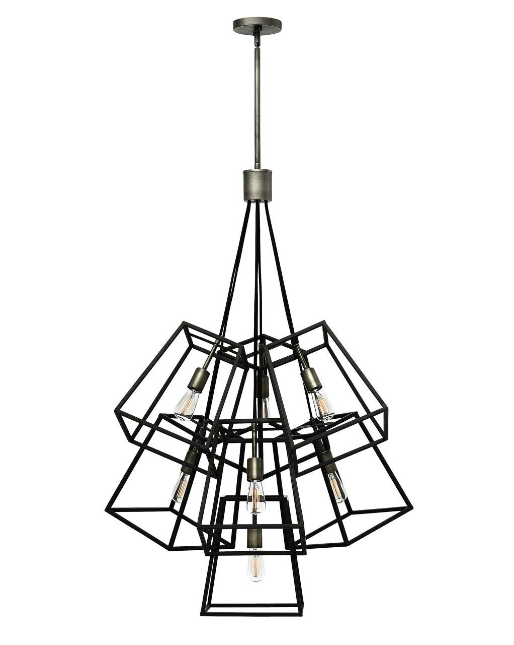 Fulton 3357DZ - Seven Light Multi Tier - Grey