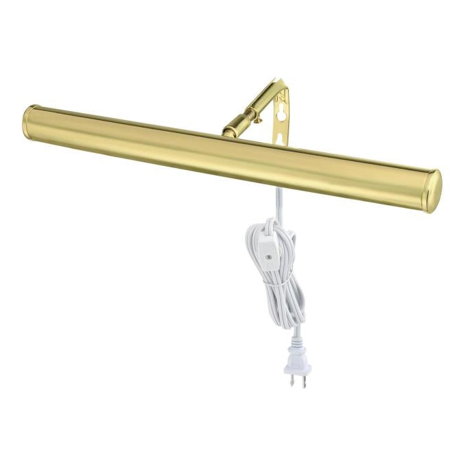 Westinghouse - Picture LED Light, 14", T6 Frost Lamp - Polished Brass