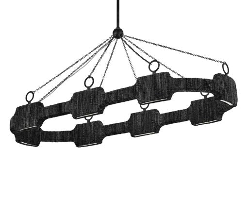 Raffi 34107CBK - Large LED Linear - Black