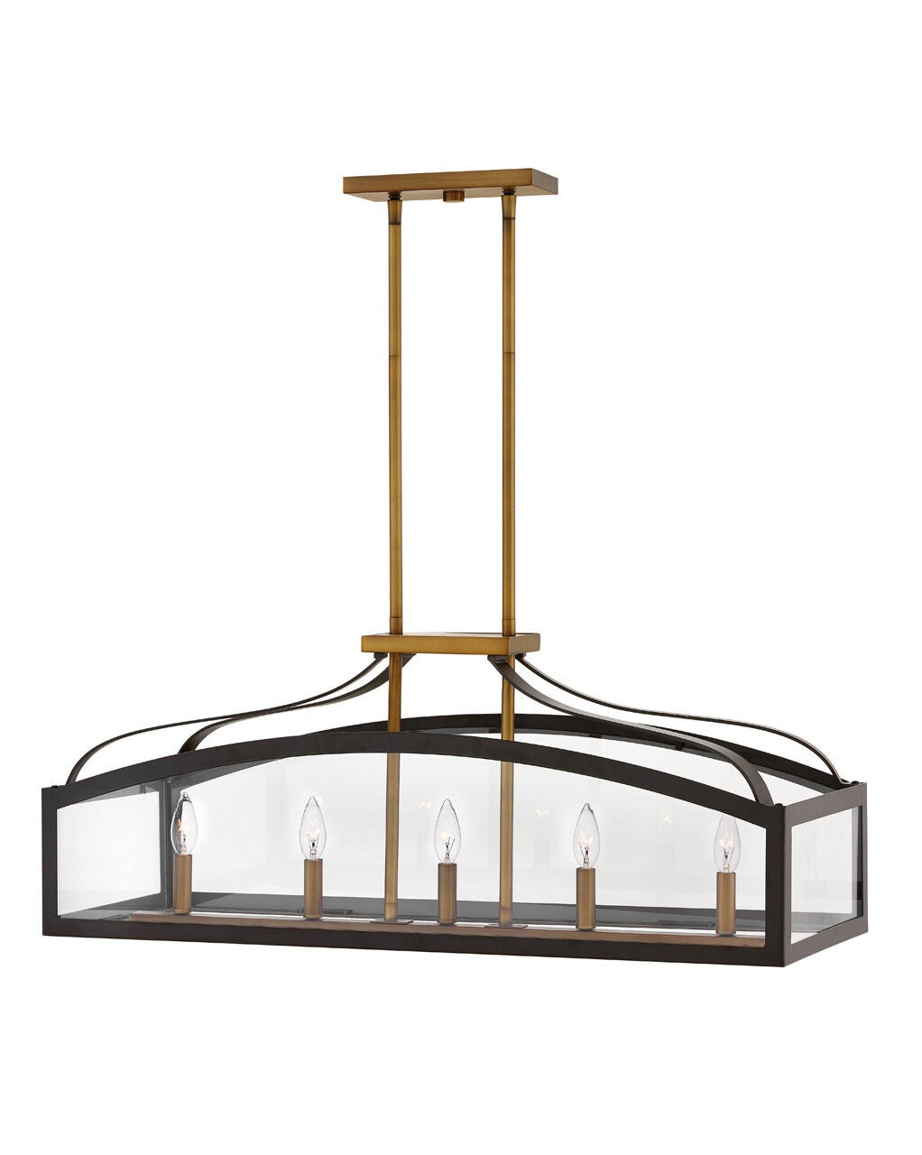 Clarendon 3416BZ - Five Light Linear - Bronze