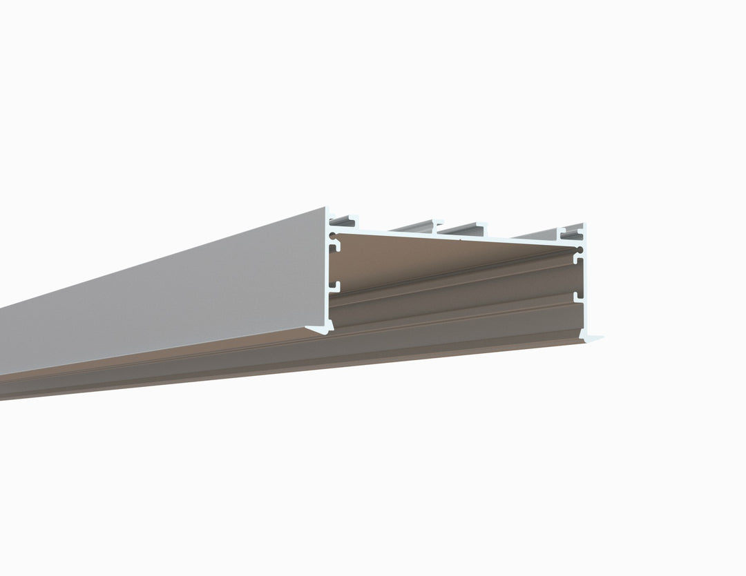 LED Channel - 1082ASL - Recessed, 10 ft - Silver