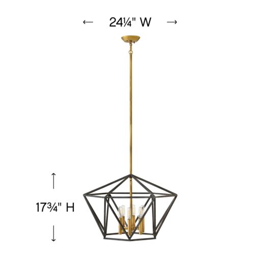 Theory 3576DZ - Medium Open Frame Single Tier - Bronze