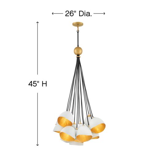 Nula 35906SHW - Large Single Tier - Gold