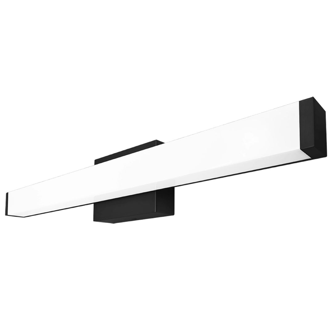 Vanity Light - Contemporary Square - Black