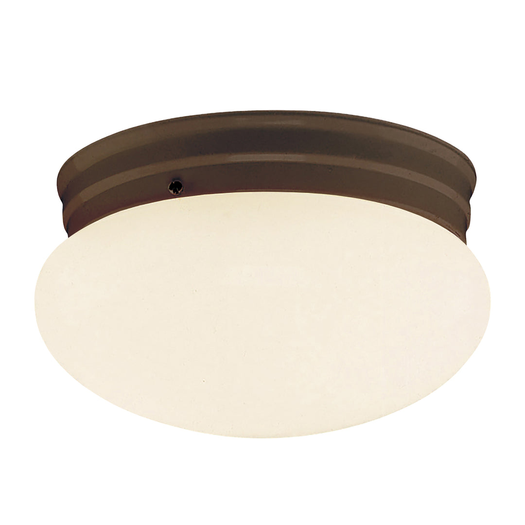 Dash 10" Flushmount Mushroom Mrblzd - Rubbed Oil Bronze