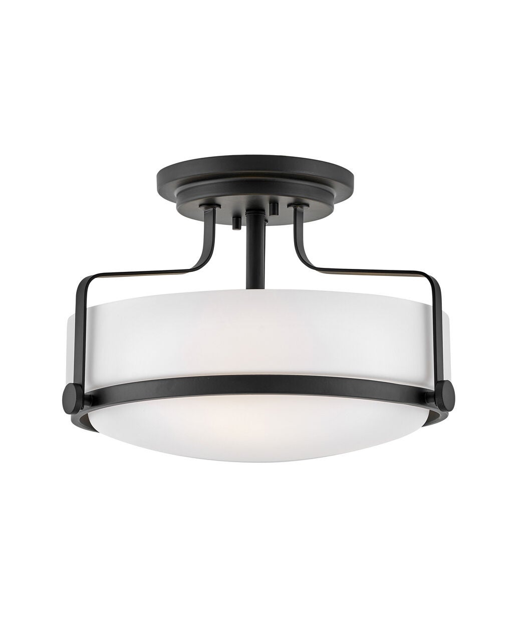 Harper 3641BK - Medium Semi-Flush Mount