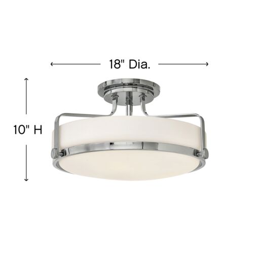 Harper 3643CM - Large Semi-Flush Mount