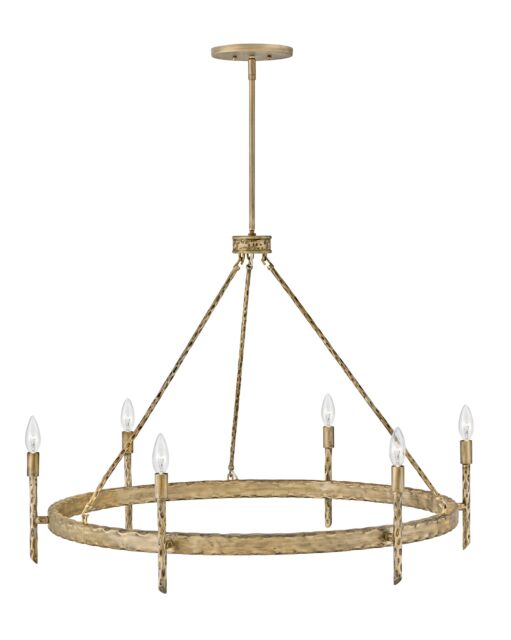 Tress 3678CPG - Large Single Tier Chandelier - Gold