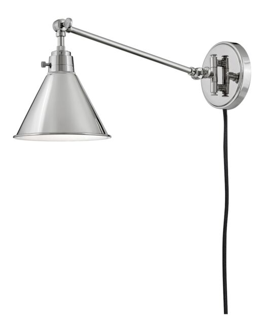 Arti 3690PN - Medium Swing Arm Single Light Sconce