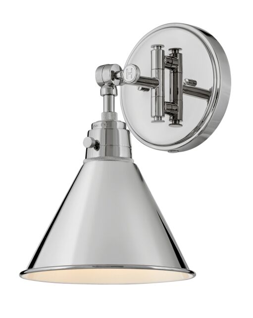 Arti 3691PN - Medium Swing Arm Single Light Sconce