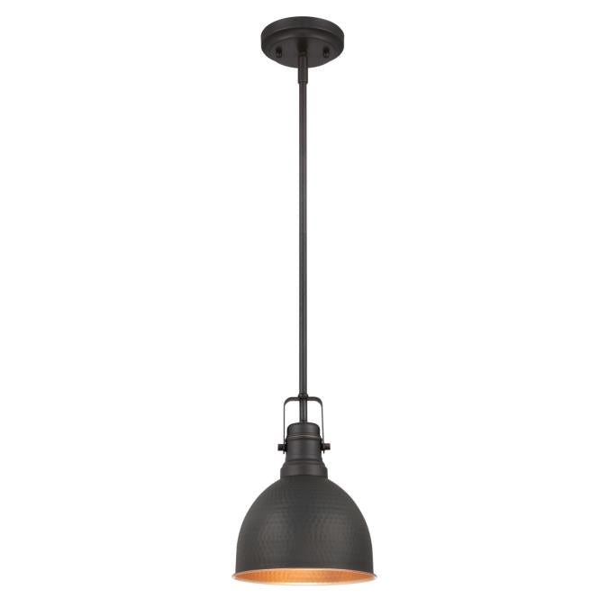 Westinghouse - Madras One-Light, Base E26 Medium - Hammered Oil Rubbed Bronze