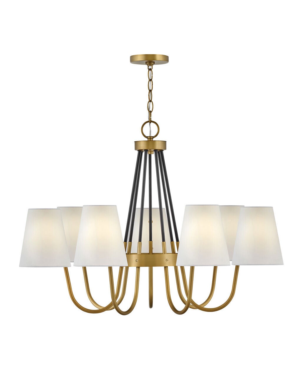 Aston 37386HB - Medium Single Tier Chandelier - Bronze