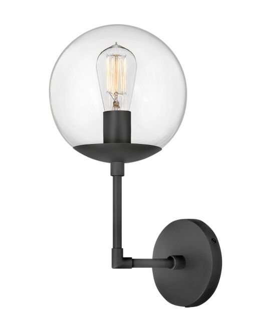 Warby 3742BK - Large Single Light Sconce