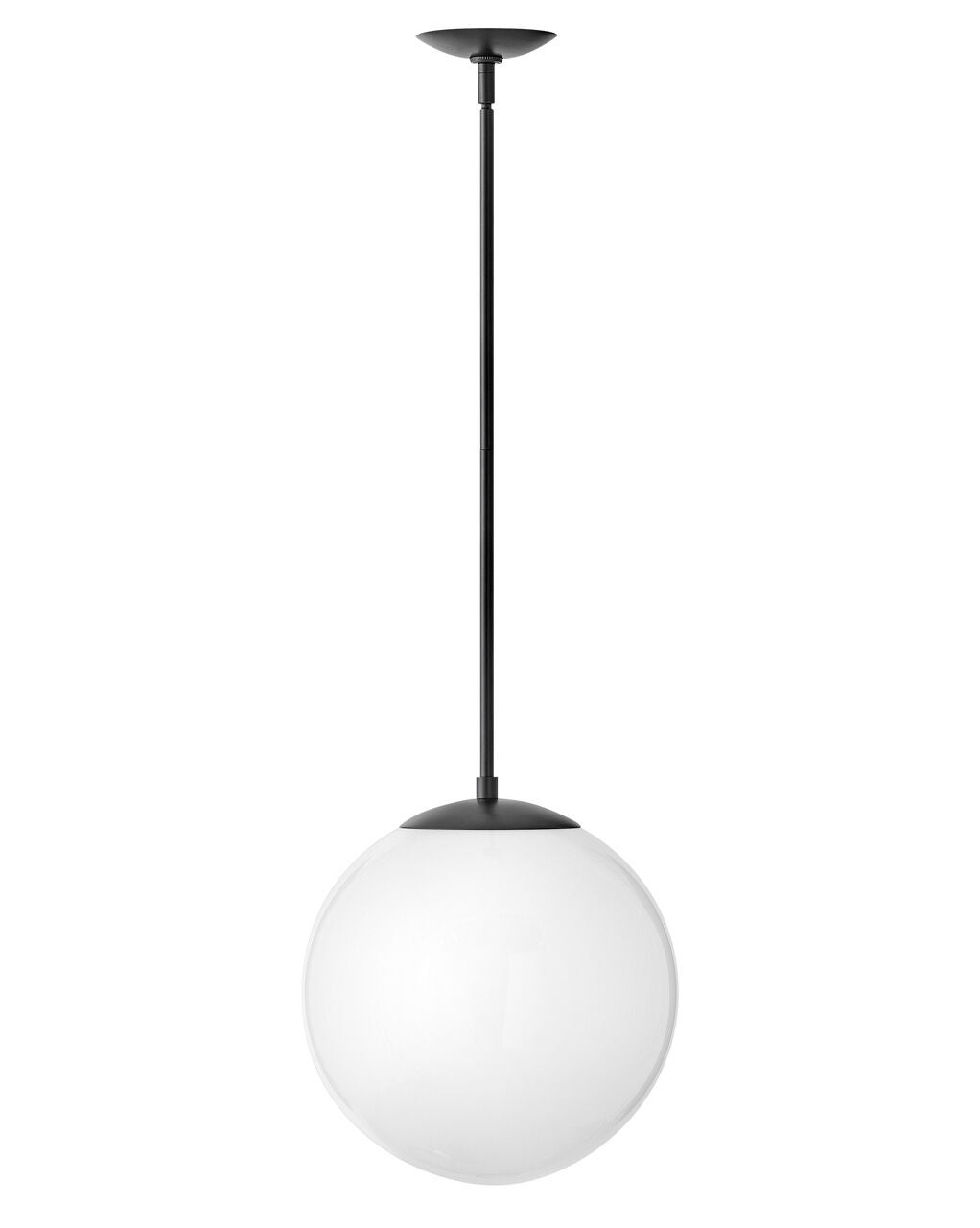 Warby 3744BK-WH Medium Orb Pendant - Black