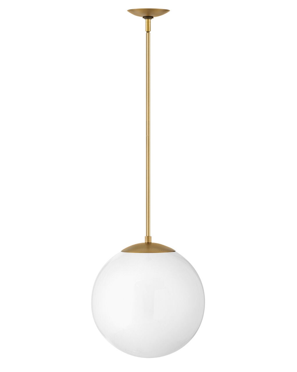 Warby 3744HB-WH - Medium Orb Pendant - Bronze