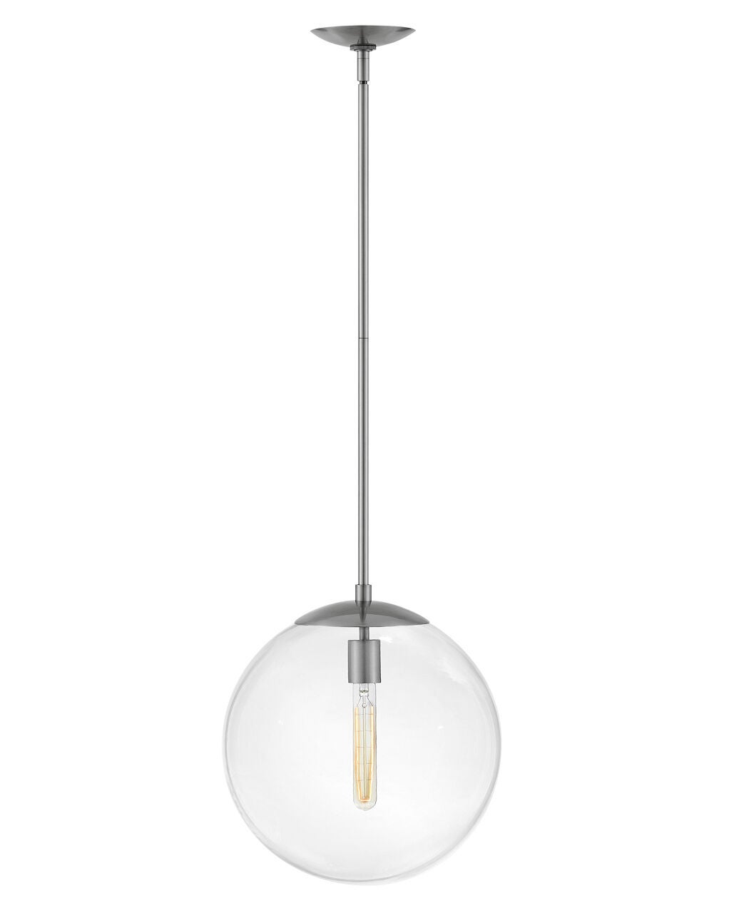 Warby 3744PL - Medium Orb Pendant - Grey