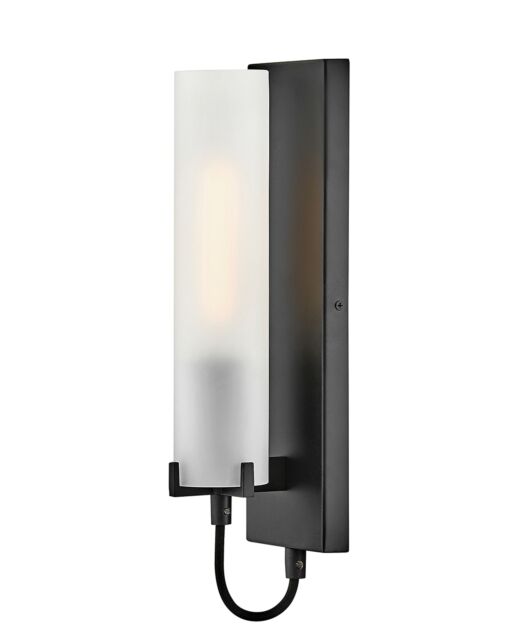 Ryden 37850BK-WH Medium Single Light Sconce -WH