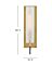 Ryden 37850HB - Medium Single Light Sconce