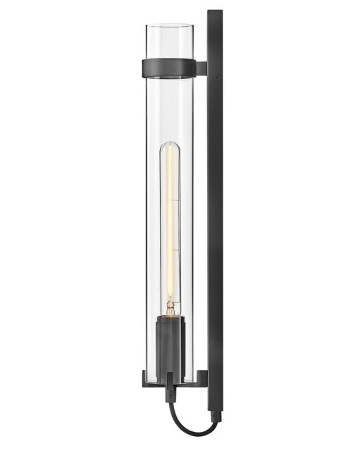 Ryden 37852BK-LL Large Tall Single Light Sconce - Black