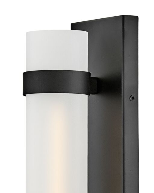 Ryden 37852BK-WH  Large Tall Single Light Sconce - Black