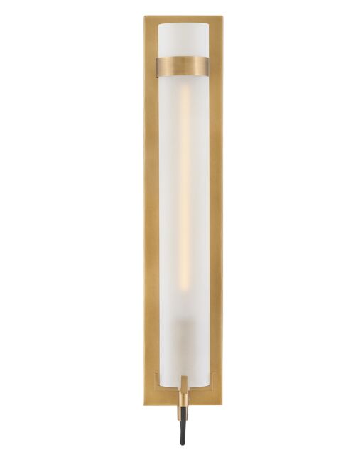 Ryden 37852HB-WH  Large Tall Single Light Sconce - Bronze