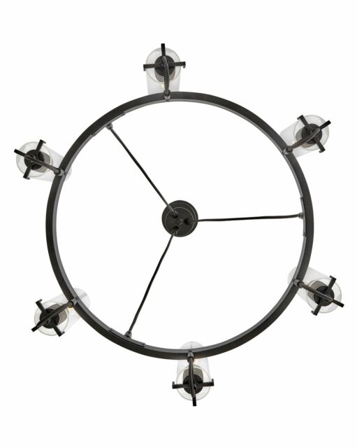 Ryden 37855BK - Medium Chandelier - Black