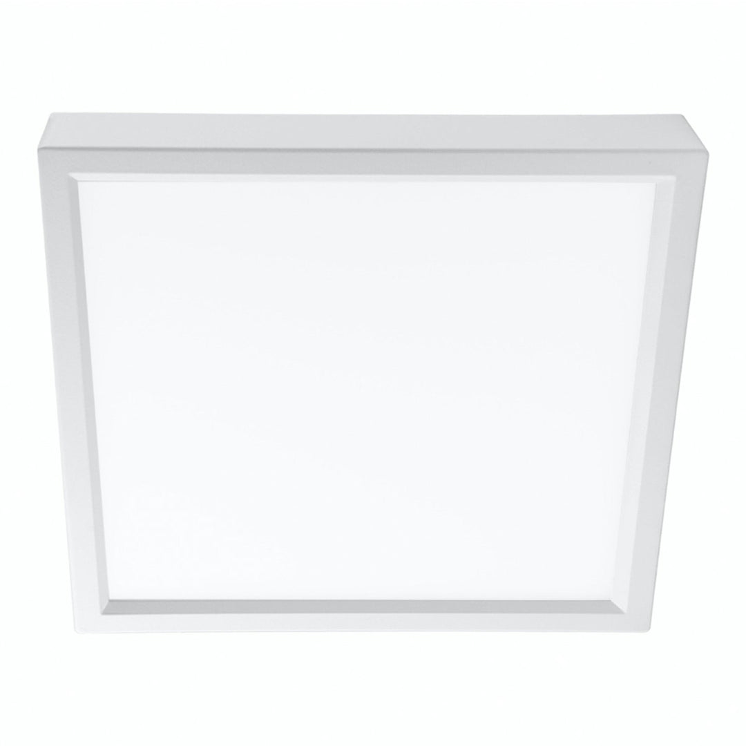 12" SlimLine Surface Mount Square 5CCT Selectable, 22W - White