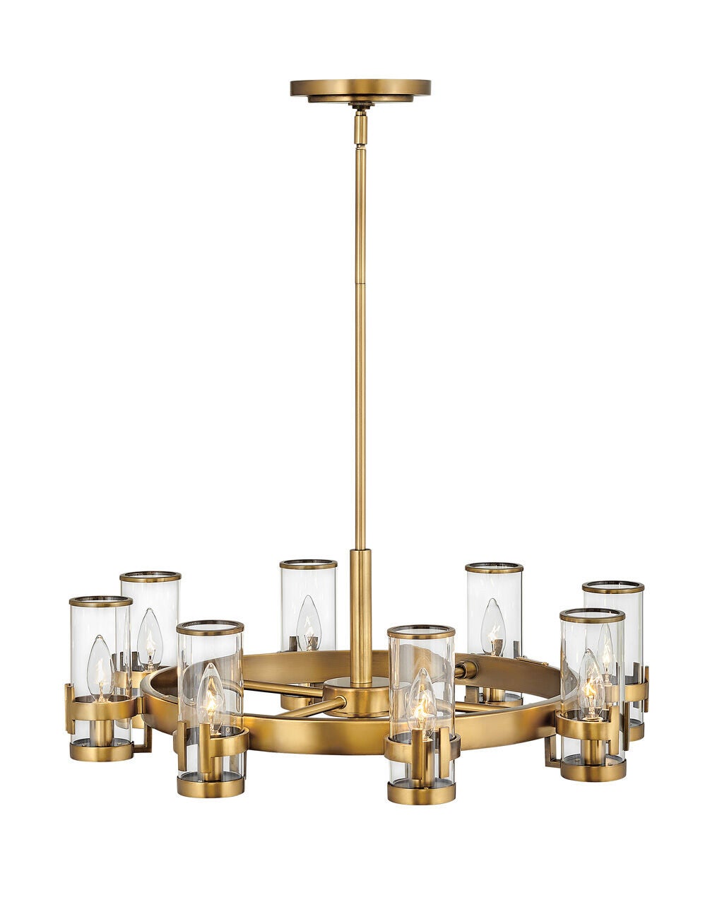 Reeve 38106HB - Medium Single Tier Chandelier - Bronze