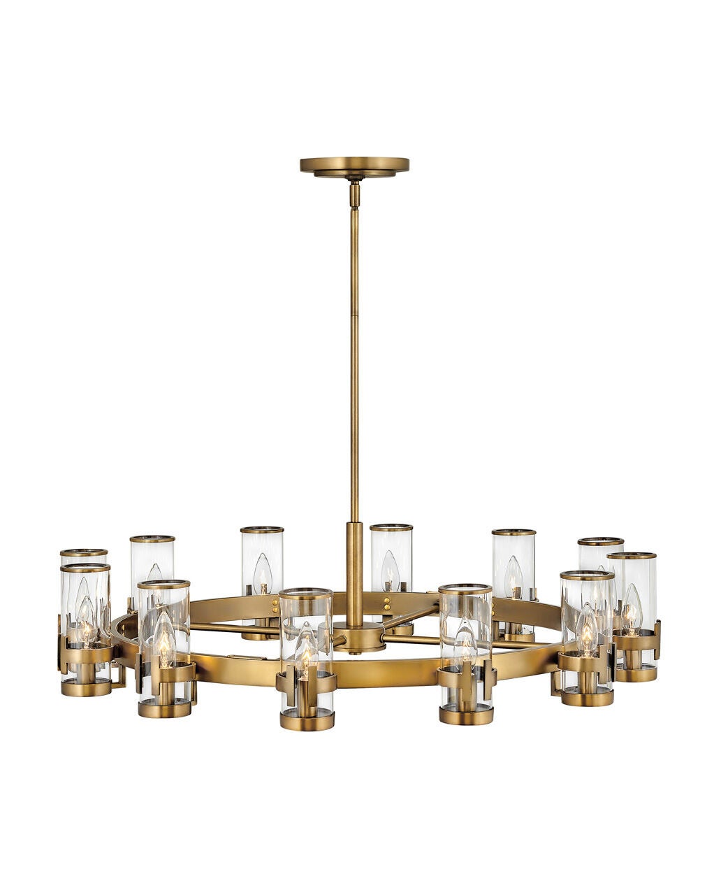 Reeve 38109HB - Medium Single Tier Chandelier - Bronze