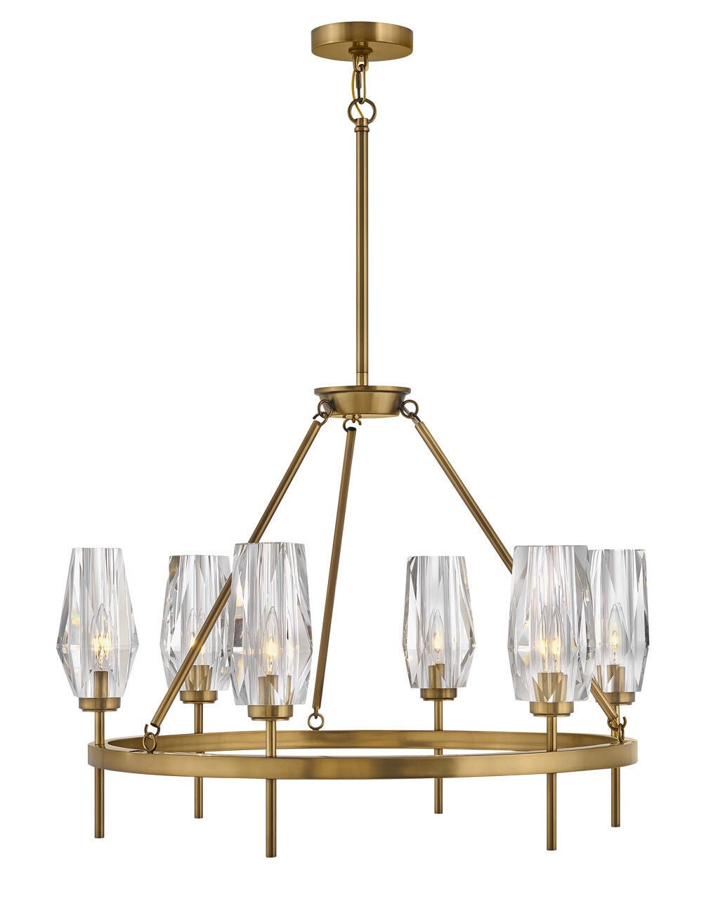 Ana 38255HB - Medium Single Tier Chandelier - Bronze