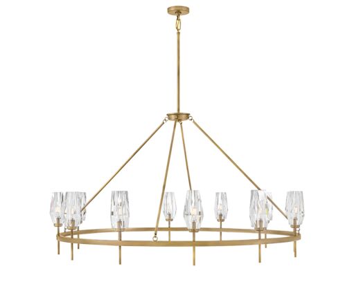 Ana 38259HB  Extra Large Single Tier Chandelier - Bronze