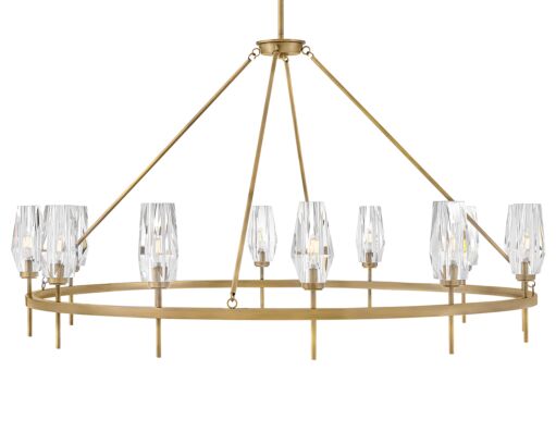 Ana 38259HB  Extra Large Single Tier Chandelier - Bronze