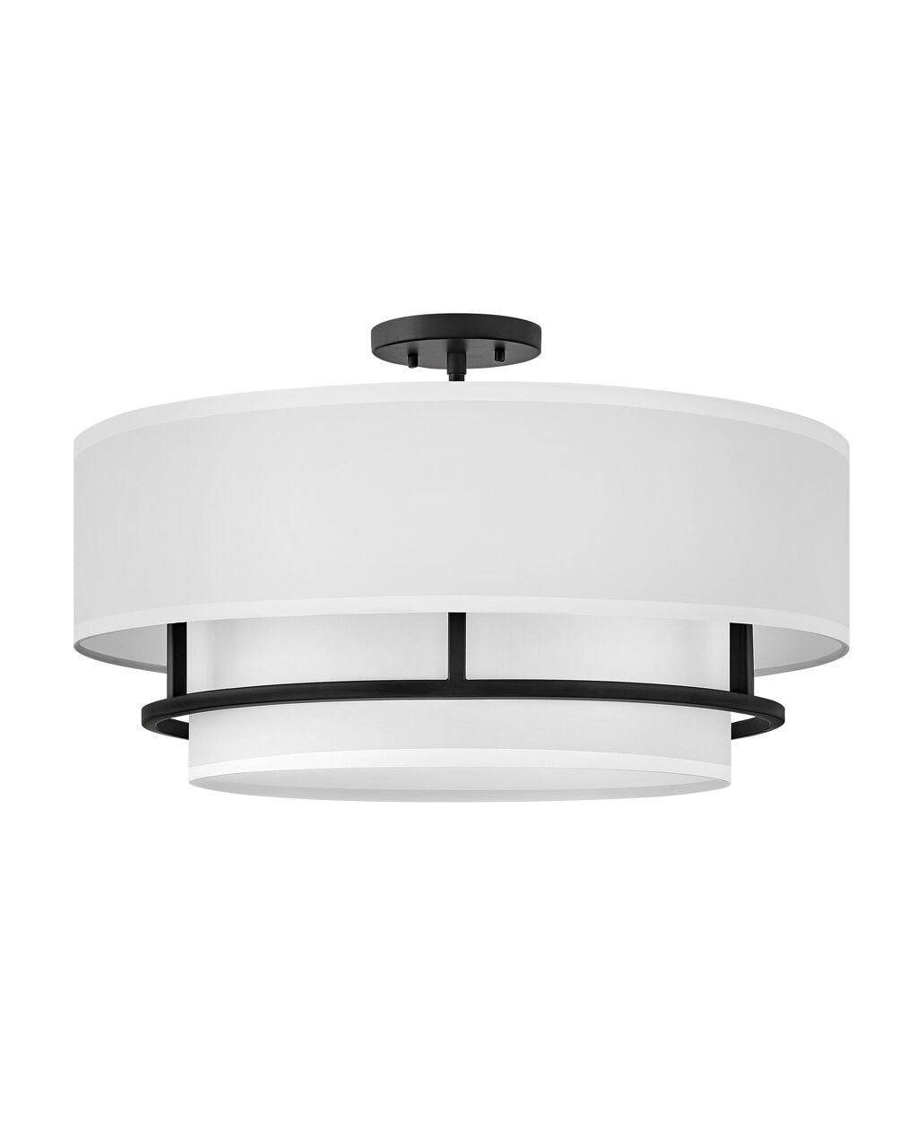 Graham 38894BK  Medium Semi-Flush Mount