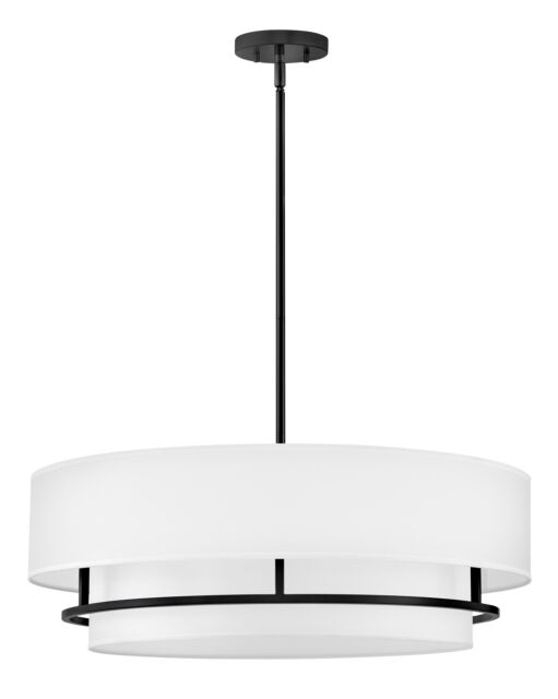 Graham 38895BK - Large Convertible Semi-flush Mount