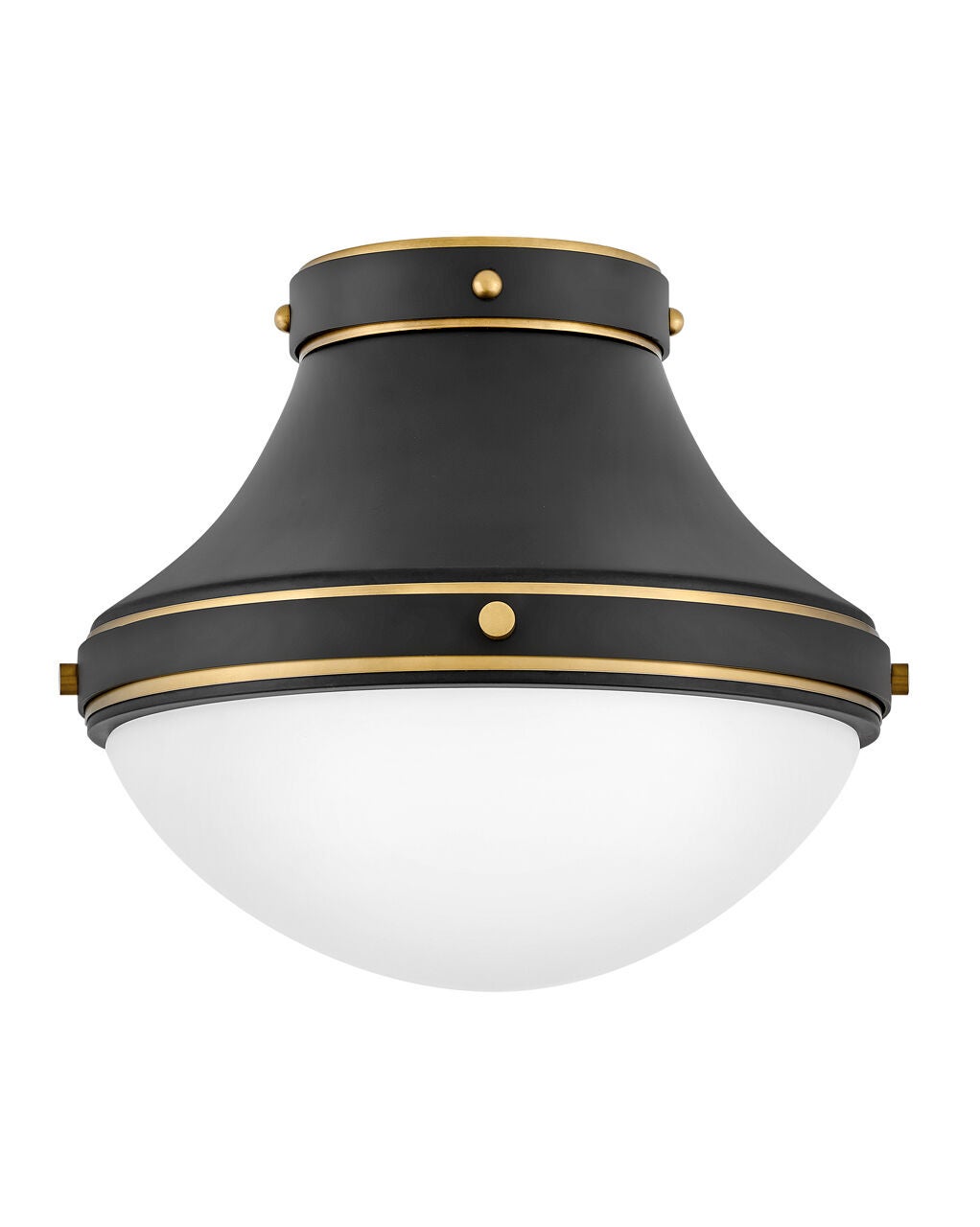 Oliver 39051BK - Medium Flush Mount