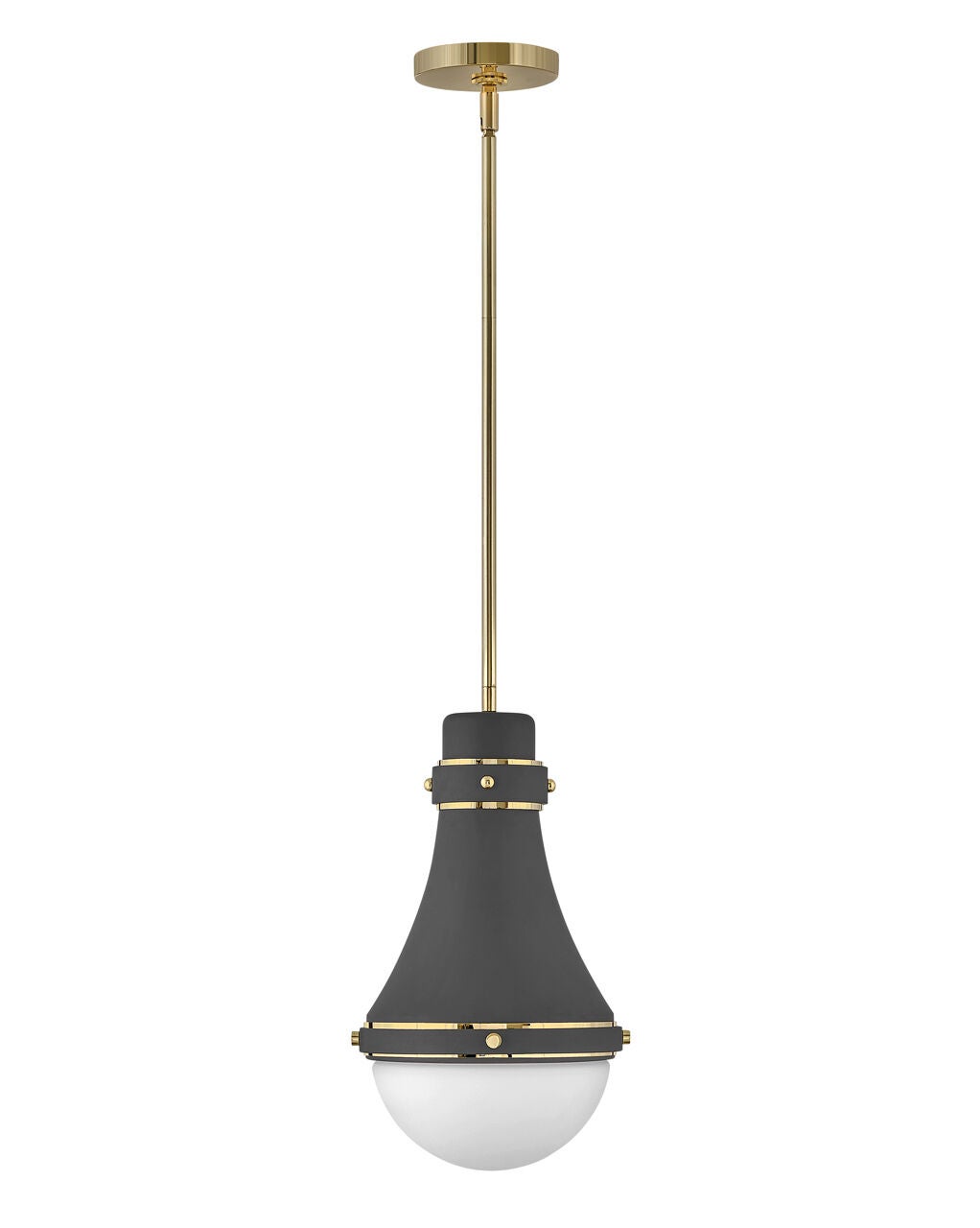 Oliver 39057DMG - Small Pendant - Grey