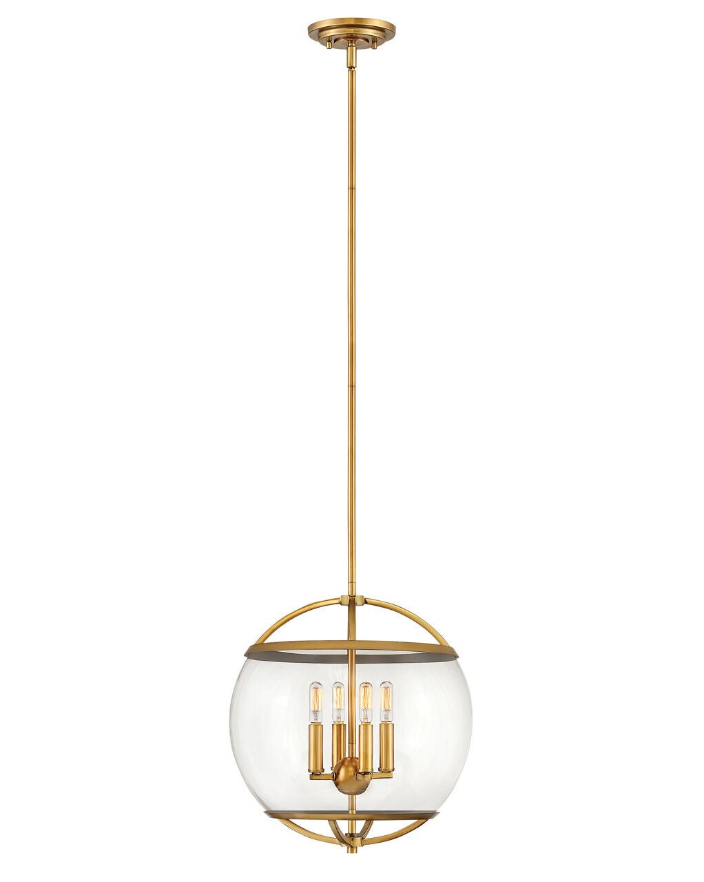 Calvin 3934HB - Medium Orb Pendant - Bronze