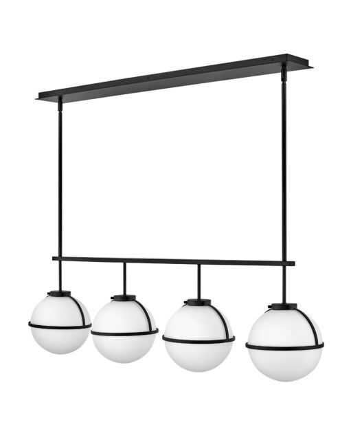 Hollis 39675BK - Medium Four Light Linear - Black